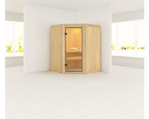 Sauna modulaire Karibu Kanja sans poêle ni couronne