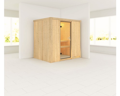 Sauna modulaire Karibu Wanja sans poêle ni couronne