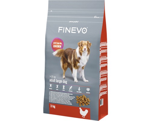 Croquettes pour chiens Adult Dog L FINEVO poulet 3 kg