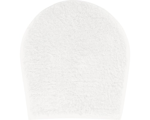Tapis de couvercle WC MELANGE 47x50 cm blanc