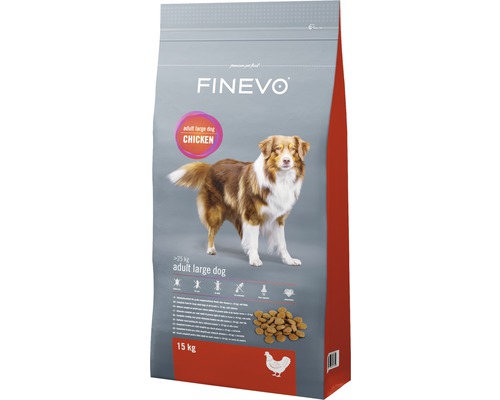 Hundefutter trocken FINEVO Adult Dog L Huhn 15 kg