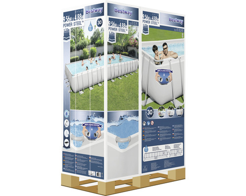 Piscine Bestway Power Steel dans son carton