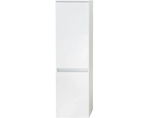 Armoire haute blanche pour salle de bains