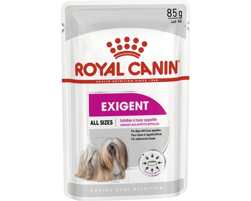 Hundefutter nass ROYAL CANIN Exigent Wet mousse 85 g Royal Canin Exigent Hundenahrung für wählerische Hunde, 85 Gramm Packung