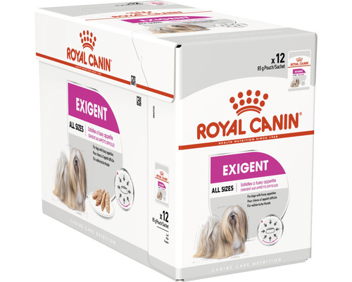 Aliment pour chiens Royal Canin Exigent, lot de 12