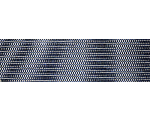 Mosaïque avec éléments ronds bleus