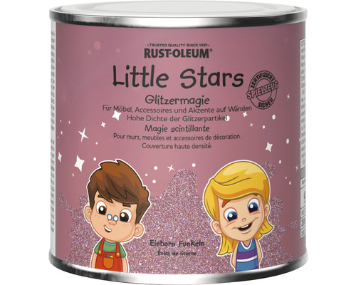 Little Stars Möbelfarbe und Spielzeugfarbe Glitzermagie Einhorn Funkeln pink 250 ml