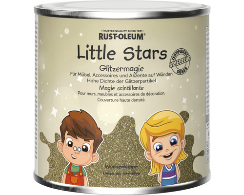 Peinture pour meubles et jouets Little Stars Magie scintillante lampe magique or 250 ml