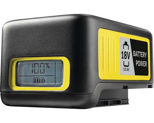 Batterie 18 volts avec indicateur de batterie et 5,0 ampères-heures