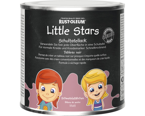 Little Stars Schultafellack Schwefelstäbchen pink 250 ml Rust-Oleum Little Stars Schultafellack Dose
