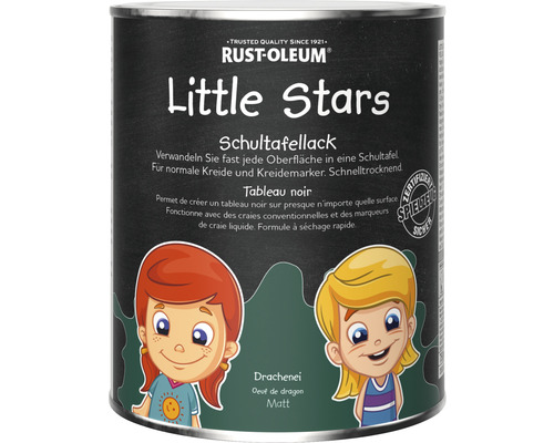 Little Stars Schultafellack Drachenei dunkelgrün 750 ml Rust-Oleum Little Stars Schultafellack Dose