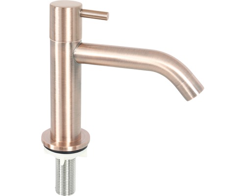 Waschtischarmatur aus Metall, Aufsatzmontage