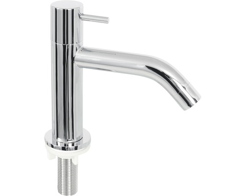 Waschtischarmatur aus verchromtem Metall