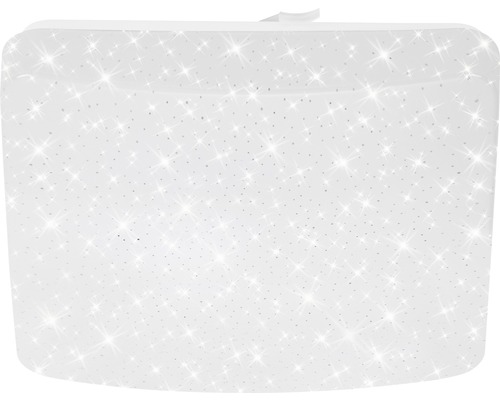 Plafonnier carré avec motif étoilé