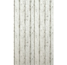 Holzfassade mit abblätternder Farbe