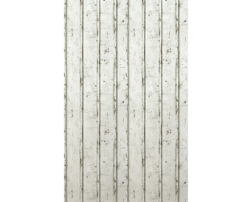 Façade en bois avec peinture écaillée