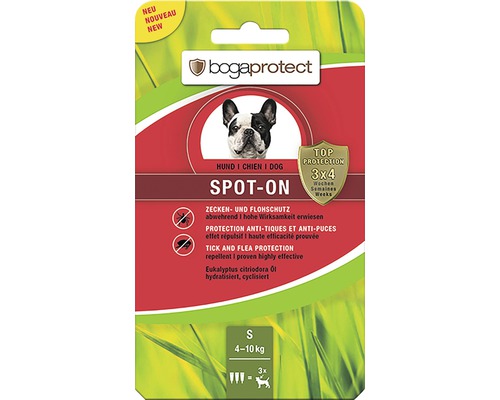 Zecken- und Flohschutz Spot-on bogaprotect Hund S Lösung 3x0,7ml