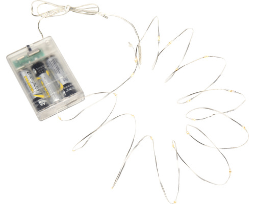Batteriebetriebene Lichterkette mit warmweissen Lichtern