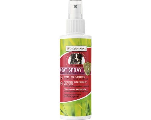 Bogaprotect Fellpflegespray für Hunde zum Zecken- und Flohschutz