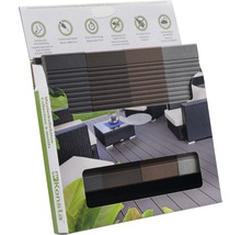 Konsta Musterbox zu WPC Terrassendielen Vollprofil 26mm
