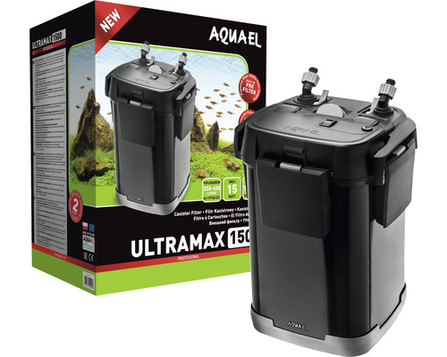 Filtre extérieur aquarium AQUAEL Ultramax 1500 pour aquariums de 250 - 450 l , 16 W , max. 1500 l/h diamètre de tuyau 16/22