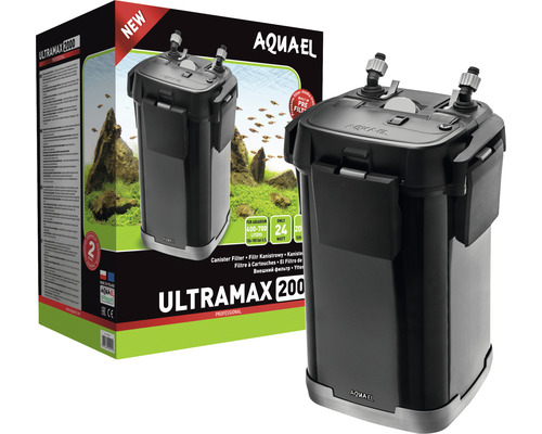 Filtre extérieur aquarium AQUAEL Ultramax 2000 pour aquariums de 400 - 700 l , 17 W , max. 2000 l/h diamètre de tuyau 19/25