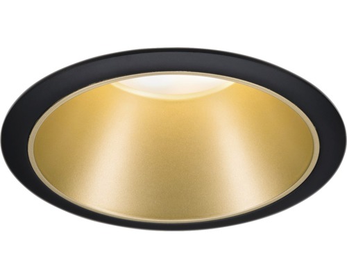 LED Einbauleuchte IP44 dimmbar 6,5W 460 lm 2700 K warmweiss Cole schwarz gold Ø 80/88 mm 230V