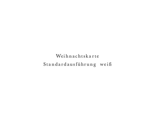 Weihnachtspostkarte Weihnachtskarte 14,8x10,5 cm Weihnachtskarte Standardausführung