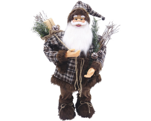 Dekofigur Lafiora Weihnachtsmann H 80 cm braun Dekofigur Lafiora Weihnachtsmann H 80 cm braun