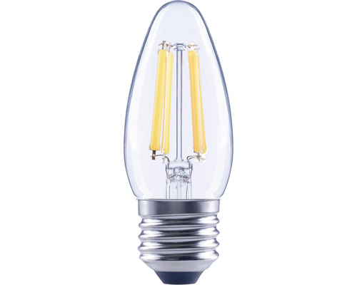 FLAIR LED Kerzenlampe dimmbar C35 E27/5,5W(60W) 806 lm 2700 K warmweiss klar
