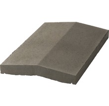 Mauerabdeckung Satteldach anthrazit 49 x 30 x 3,5-5,5-3,5 cm