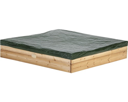 Bac à sable en bois avec couvercle