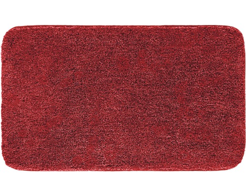 MELANGE Badteppich 60x100 cm rubin