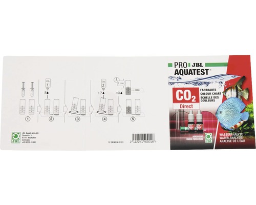 Pro JBL Aquatest CO2 Direct test d''eau pour l''analyse de l''eau