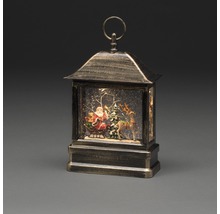 Lanterne décorative avec Père Noël, renne et sapin de Noël