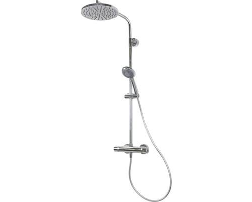 Duschsäule inkl, Thermostat BREUER Aquamaxx 310 chrom glänzend 9230008000099 Duscharmatur mit Kopf- und Handbrause
