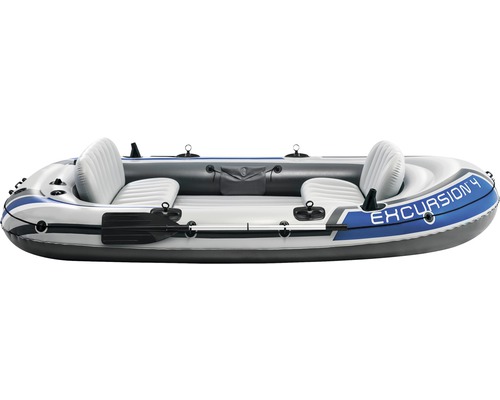 Bateau gonflable pour quatre personnes avec pagaie