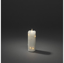 Bougie LED décorative avec guirlande lumineuse