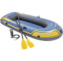 Aufblasbares Schlauchboot Set mit Paddeln und Luftpumpe