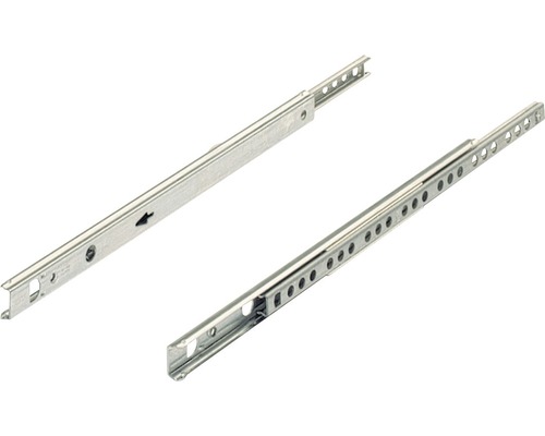 Coulisse pour tiroir à sortie partielle Hettich 185-260 mm zingué 9136656 2 pièces Coulisse de tiroir en métal