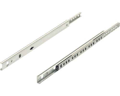 Hettich Schubladenschiene Teilauszug 195-305 mm verzinkt 9136673 2 Stück