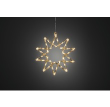 Dekorativer Stern mit Beleuchtung zum Aufhängen