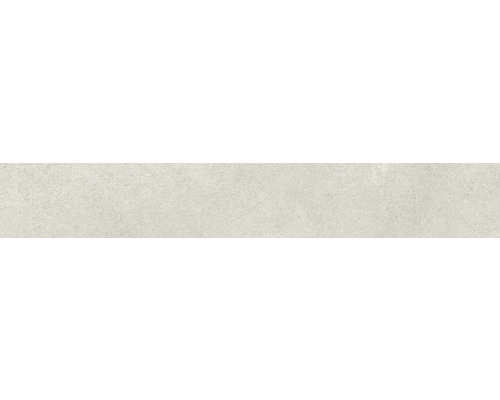 Plinthe en grès blanc 7.5x60 cm