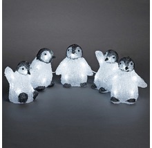 Lichterkette mit Pinguinfiguren für die Weihnachtsdekoration