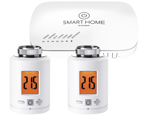 Kit de têtes thermostatiques Smart Home avec centrale