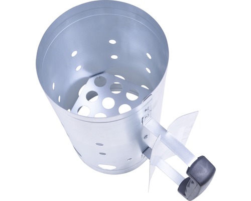 Allume-cheminée de barbecue en métal avec poignée