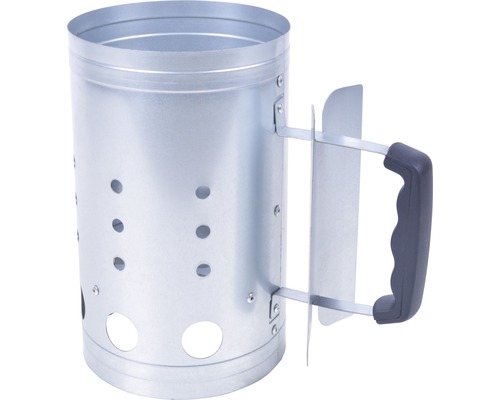 Allume-cheminée de barbecue en métal avec poignée