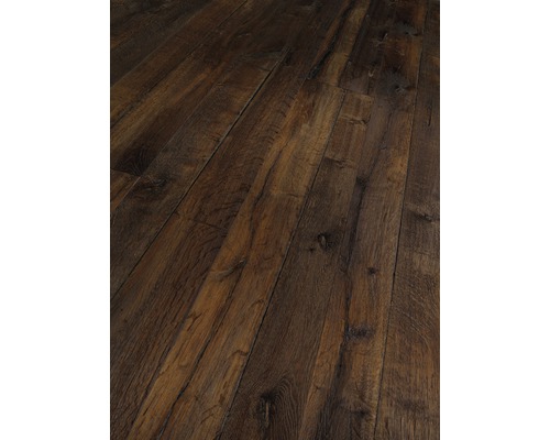 Sol stratifié posé avec aspect bois