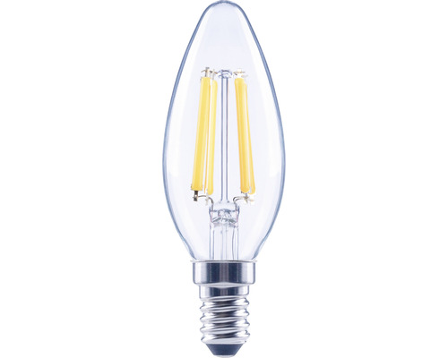 FLAIRAmpoule flamme LED à intensité lumineuse variable C35 E14/5,5W(60W) 806 lm 2700 K blanc chaud transparent