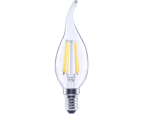 FLAIR LED Kerzenlampe dimmbar CL35 E14/5,5W(60W) 806 lm 2700 K warmweiss klar Windstoss Kerzenlampe